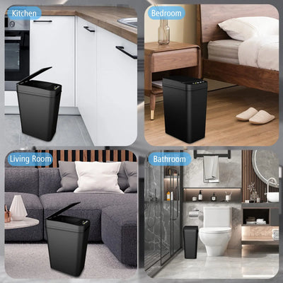 Automatic Garbage Can Slim Motion Sensor Smart Trash Bin