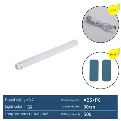 Intelligent USB Charging Sensing Light Strip Display Cabinet Kitchen