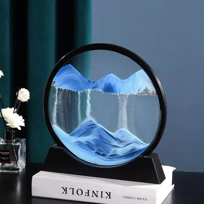 Sandscape Hourglass Craft Flowing Sand Painting Office Home Decor