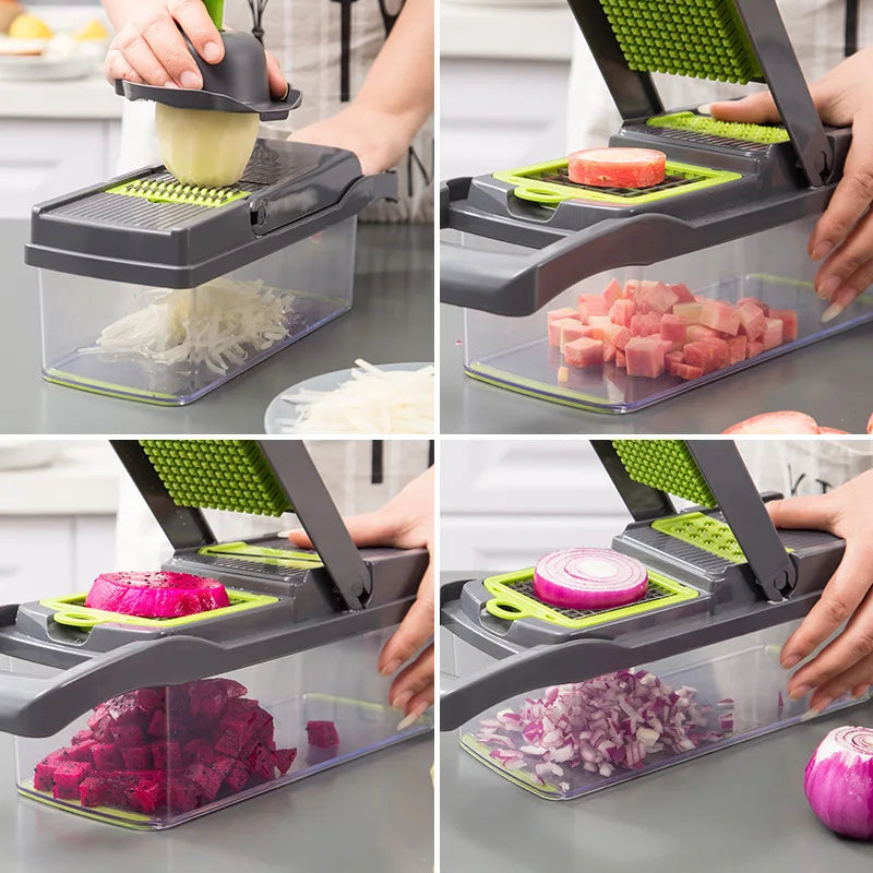 Vegetable Chopper Onion Chopper Handle Food Grate Food Chopper