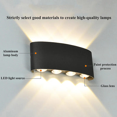 LED Wall Sconces Modern Indoor Outdoor Lamp for Living Room