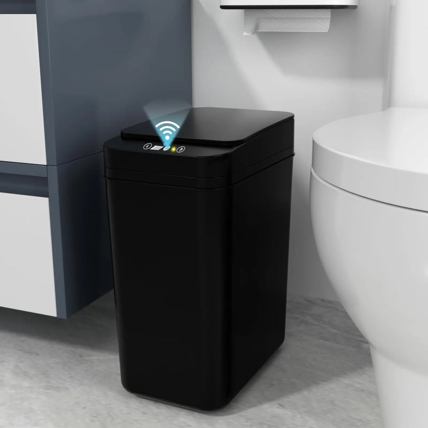 Automatic Garbage Can Slim Motion Sensor Smart Trash Bin