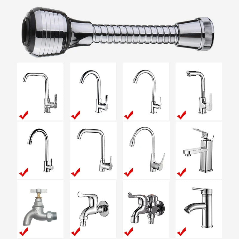 Kitchen Gadgets High Pressure Faucet Extender Water Saving Bathroom