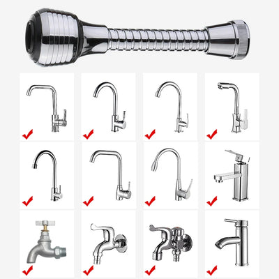 Kitchen Gadgets High Pressure Faucet Extender Water Saving Bathroom