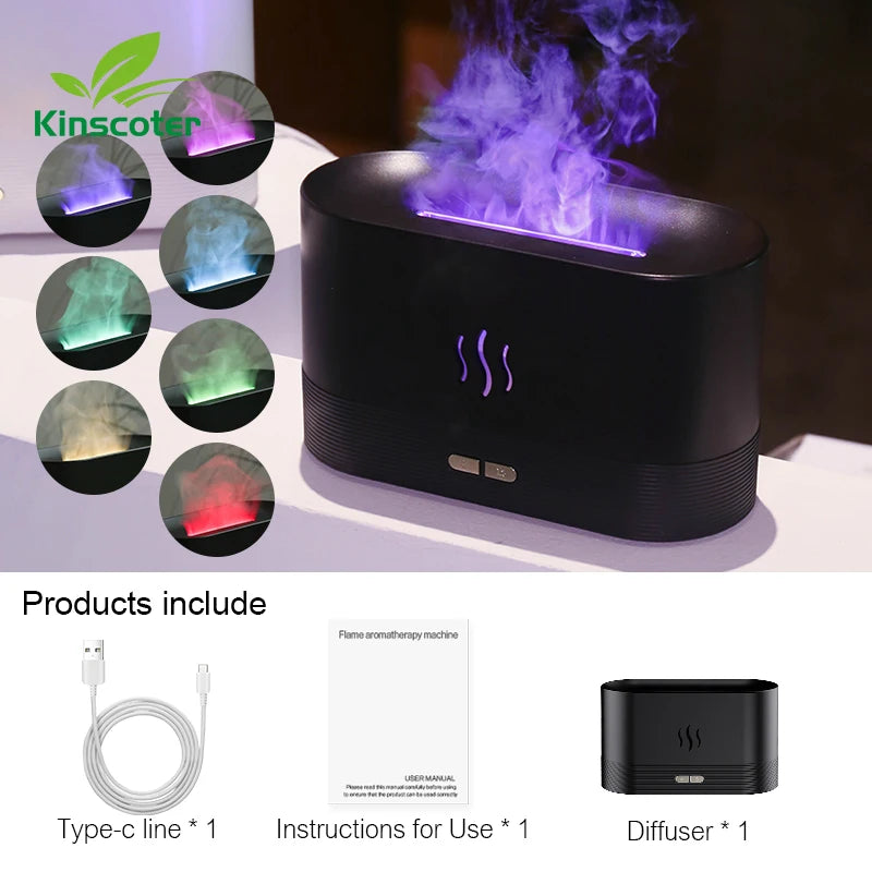 Aroma Diffuser Air Humidifier Cool Mist Maker Fogger Led Essential Oil
