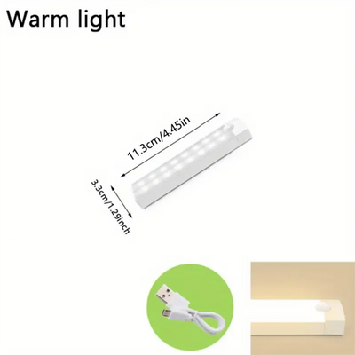 Intelligent USB Charging Sensing Light Strip Display Cabinet Kitchen