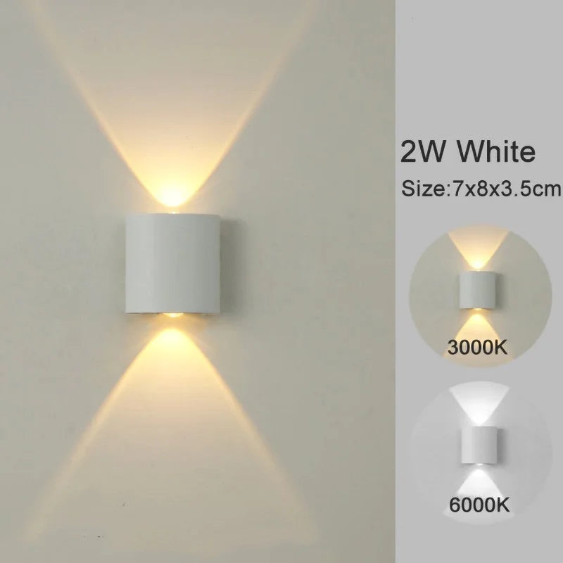 LED Wall Sconces Modern Indoor Outdoor Lamp for Living Room