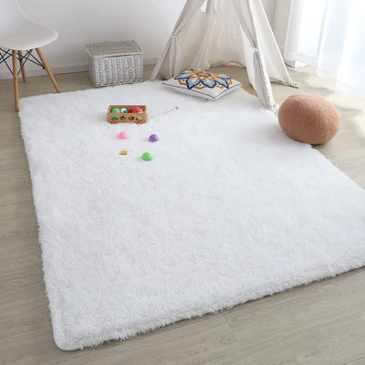 Living Room Sofa Floor Cushions  Modern Soft Fluffy Home Rug
