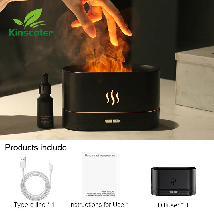 Aroma Diffuser Air Humidifier Cool Mist Maker Fogger Led Essential Oil