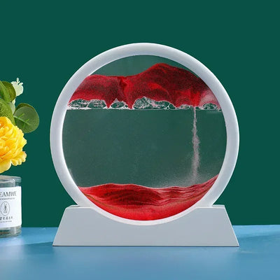 Sandscape Hourglass Craft Flowing Sand Painting Office Home Decor