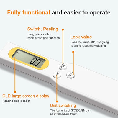 Mini Spoon Scale Digital Kitchen Scale Electronic LCD Food Spoon