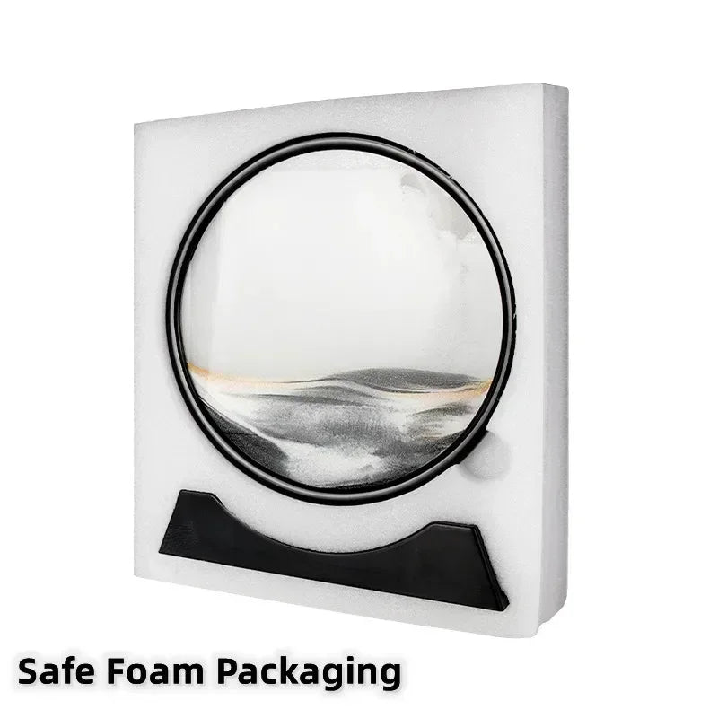Sandscape Hourglass Craft Flowing Sand Painting Office Home Decor