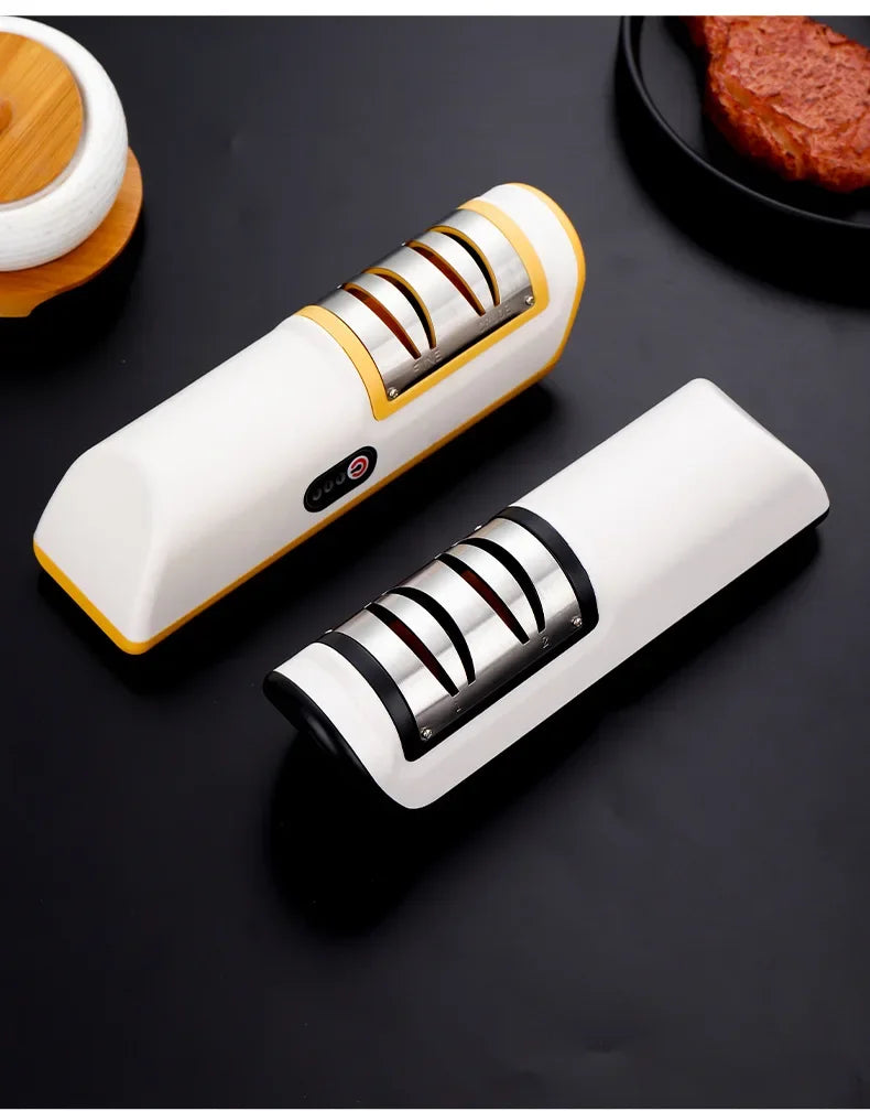 Kitchen Sharpener Automatic Professional Gears Electric Knife