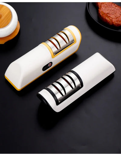 Kitchen Sharpener Automatic Professional Gears Electric Knife