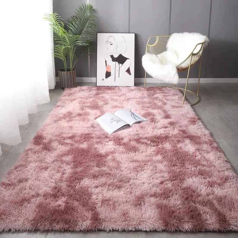 Living Room Sofa Floor Cushions  Modern Soft Fluffy Home Rug