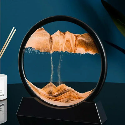 Sandscape Hourglass Craft Flowing Sand Painting Office Home Decor