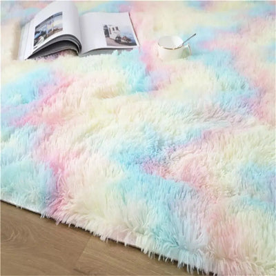 Living Room Sofa Floor Cushions  Modern Soft Fluffy Home Rug