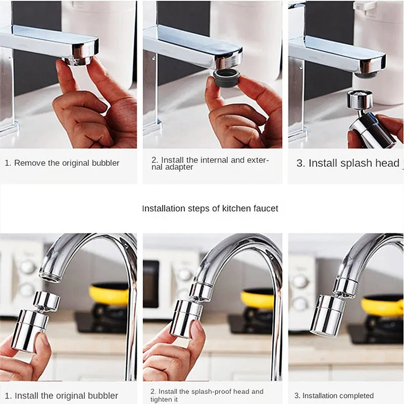 Kitchen Faucet Spray Head Filter Splash back Tap Nozzle Kitchen
