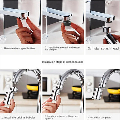 Kitchen Faucet Spray Head Filter Splash back Tap Nozzle Kitchen