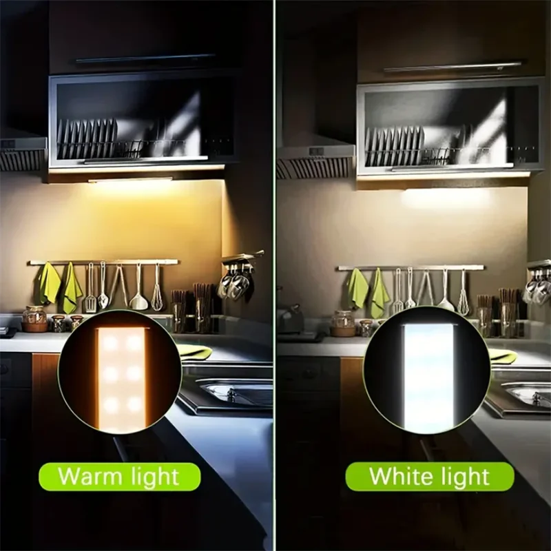 Intelligent USB Charging Sensing Light Strip Display Cabinet Kitchen