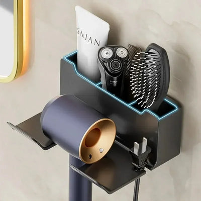 Hair Dryer Holder Wall Dryer Cradle Straightener Stand Hairdryer