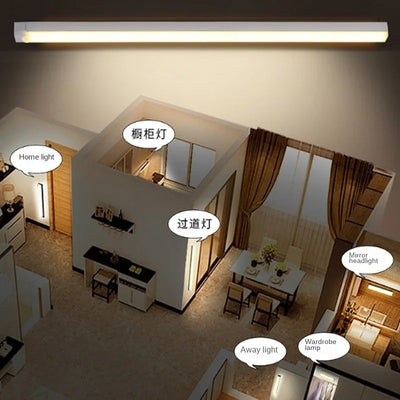 Intelligent USB Charging Sensing Light Strip Display Cabinet Kitchen