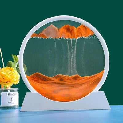 Sandscape Hourglass Craft Flowing Sand Painting Office Home Decor