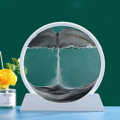 Sandscape Hourglass Craft Flowing Sand Painting Office Home Decor