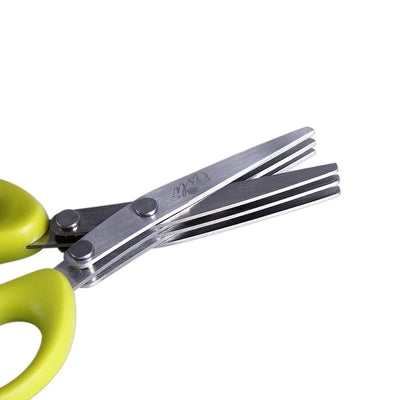 Stainless Steel Kitchen Scissors for Pepper Scallion Laver Cutting Tool