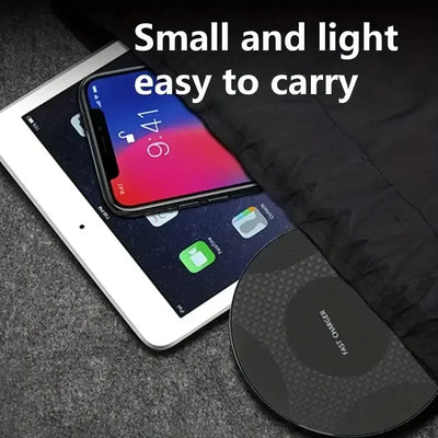 Wireless Charger Pad Stand Desktop Fast Charging Dock Station