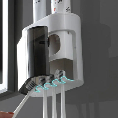 Automatic Squeezer Toothpaste Dispenser Magnetic Holder