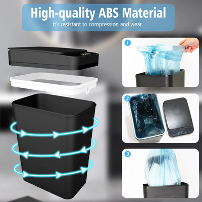 Automatic Garbage Can Slim Motion Sensor Smart Trash Bin