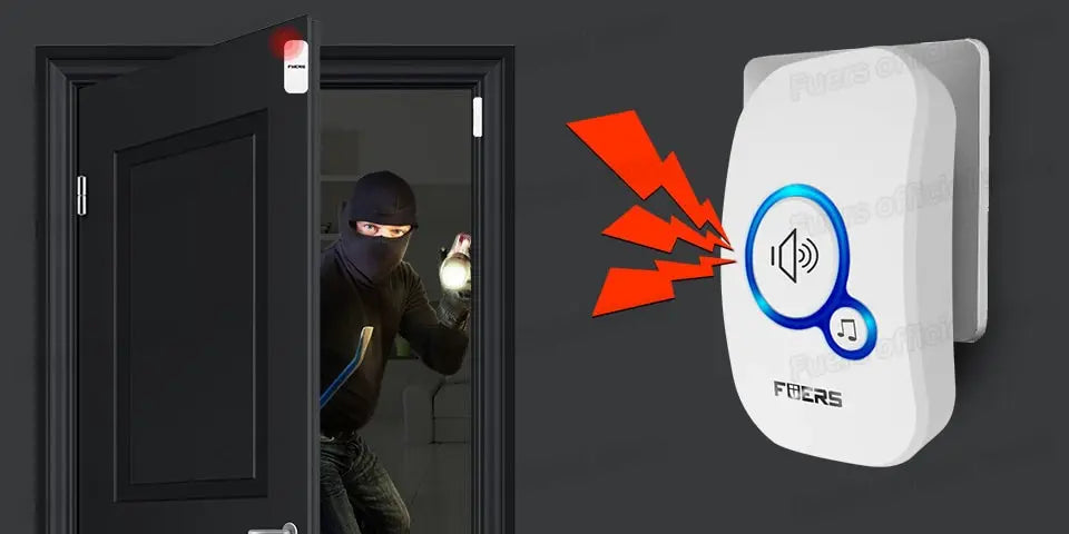 Wireless Doorbell Waterproof Welcome Chime Home Door Bell
