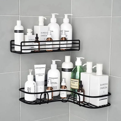 Toilet Storage Rack Bathroom Shelf No-Drill Corner Shelf Shower