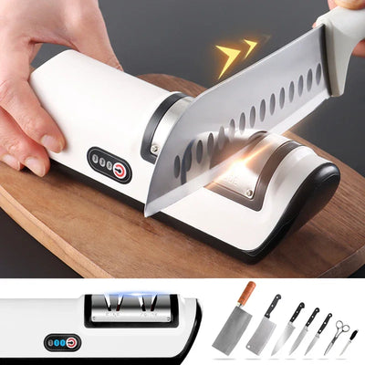 Kitchen Sharpener Automatic Professional Gears Electric Knife
