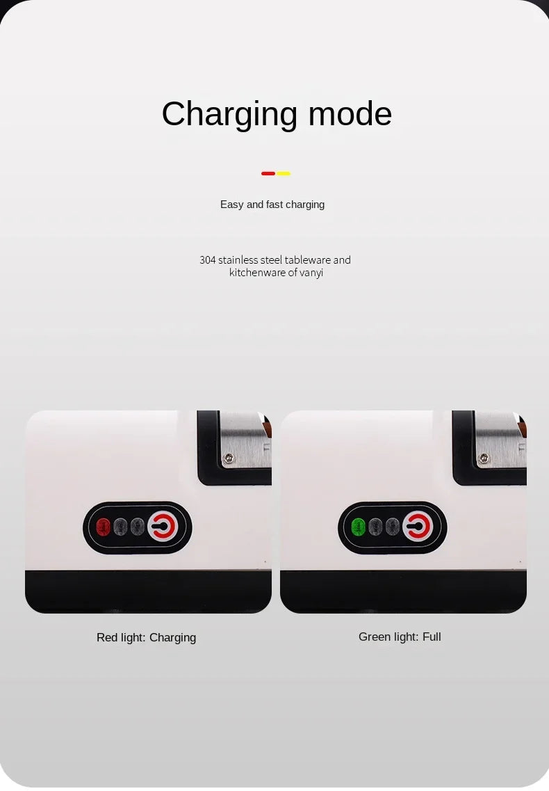 Kitchen Sharpener Automatic Professional Gears Electric Knife