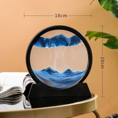 Sandscape Hourglass Craft Flowing Sand Painting Office Home Decor