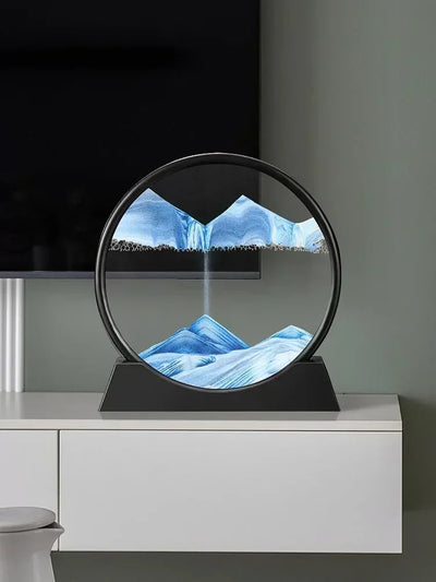 Sandscape Hourglass Craft Flowing Sand Painting Office Home Decor