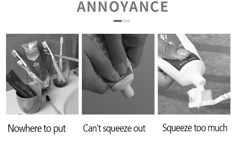 Automatic Squeezer Toothpaste Dispenser Magnetic Holder