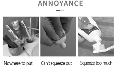 Automatic Squeezer Toothpaste Dispenser Magnetic Holder