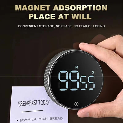 Magnetic Digital Timers Manual Countdown Kitchen Timer Clock