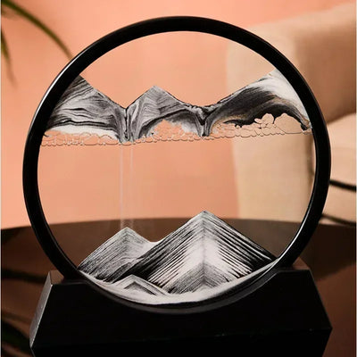Sandscape Hourglass Craft Flowing Sand Painting Office Home Decor