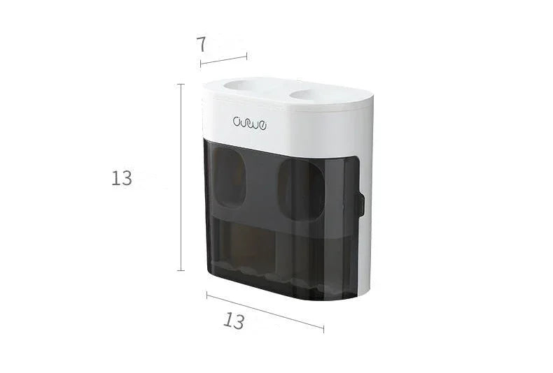Automatic Squeezer Toothpaste Dispenser Magnetic Holder