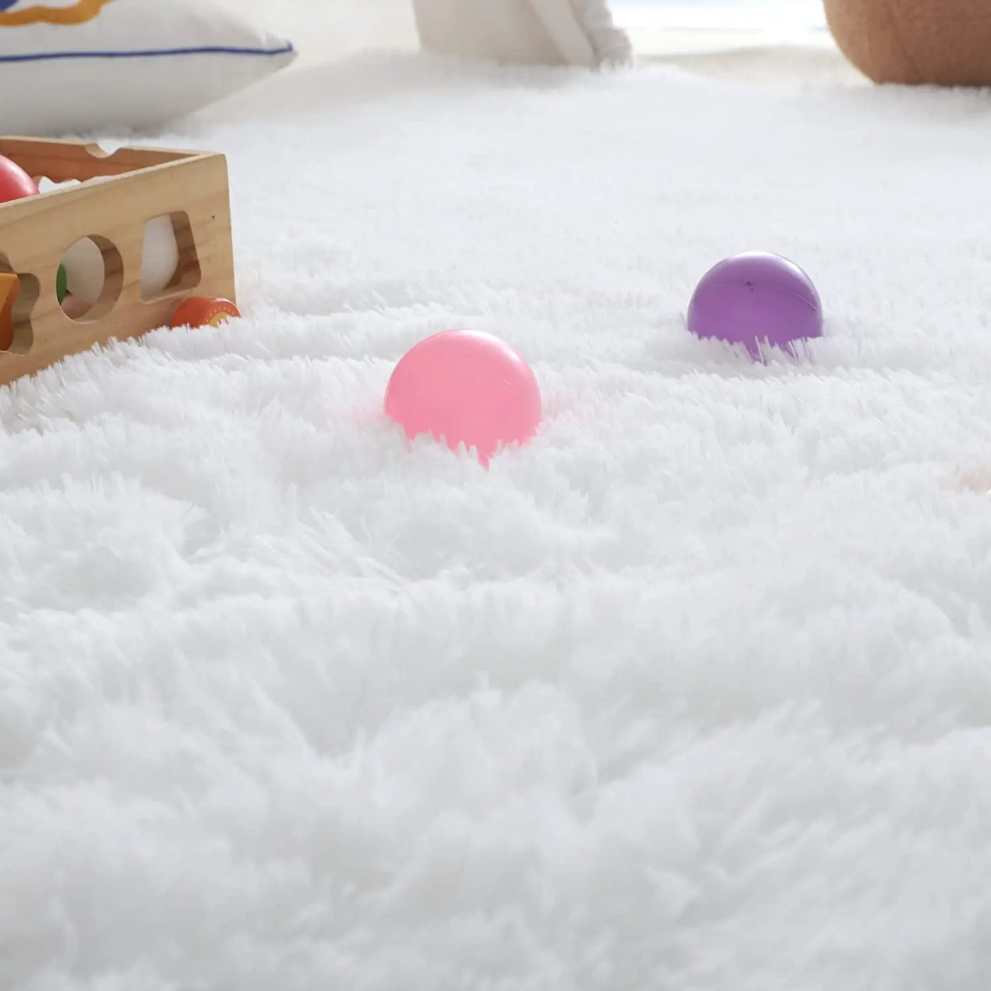 Living Room Sofa Floor Cushions  Modern Soft Fluffy Home Rug