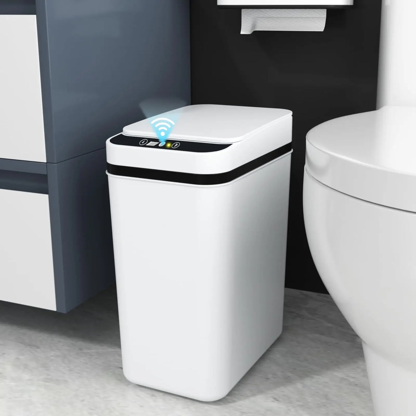 Automatic Garbage Can Slim Motion Sensor Smart Trash Bin