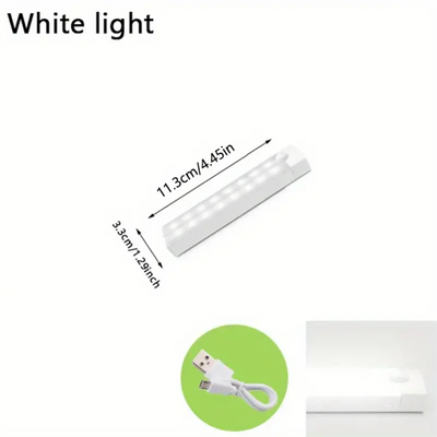 Intelligent USB Charging Sensing Light Strip Display Cabinet Kitchen