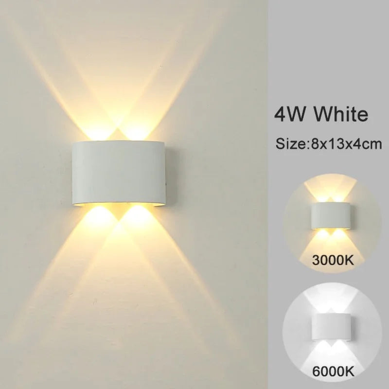 LED Wall Sconces Modern Indoor Outdoor Lamp for Living Room