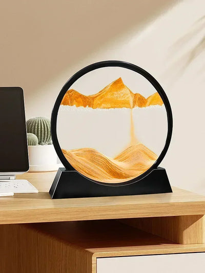 Sandscape Hourglass Craft Flowing Sand Painting Office Home Decor