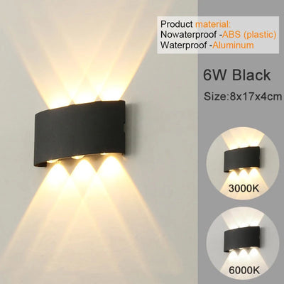 LED Wall Sconces Modern Indoor Outdoor Lamp for Living Room