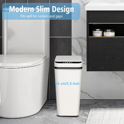 Automatic Garbage Can Slim Motion Sensor Smart Trash Bin